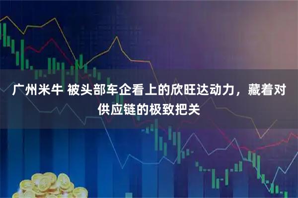 广州米牛 被头部车企看上的欣旺达动力，藏着对供应链的极致把关